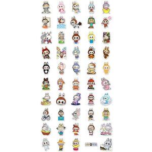 50 piece Labubu stickers